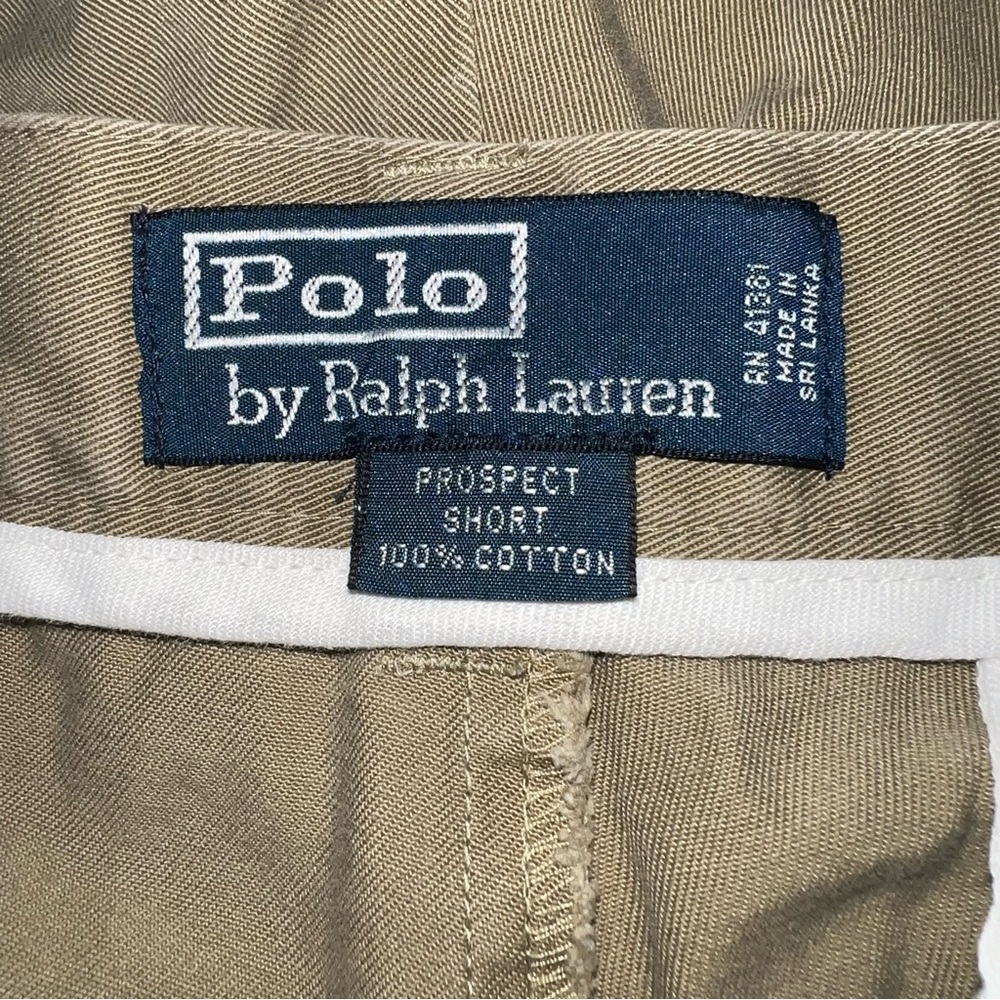 Polo Ralph Lauren Men’s Khaki Cotton Prospect Shorts Size 31 - Picture 6 of 8